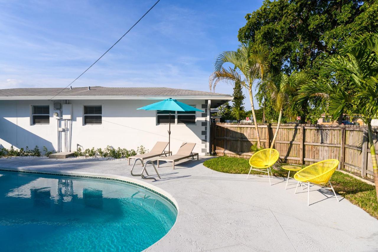 Luxury Casa 4 Bedrooms With Pool & Game Room 15 Mins To Ocean Fort Lauderdale Exteriör bild