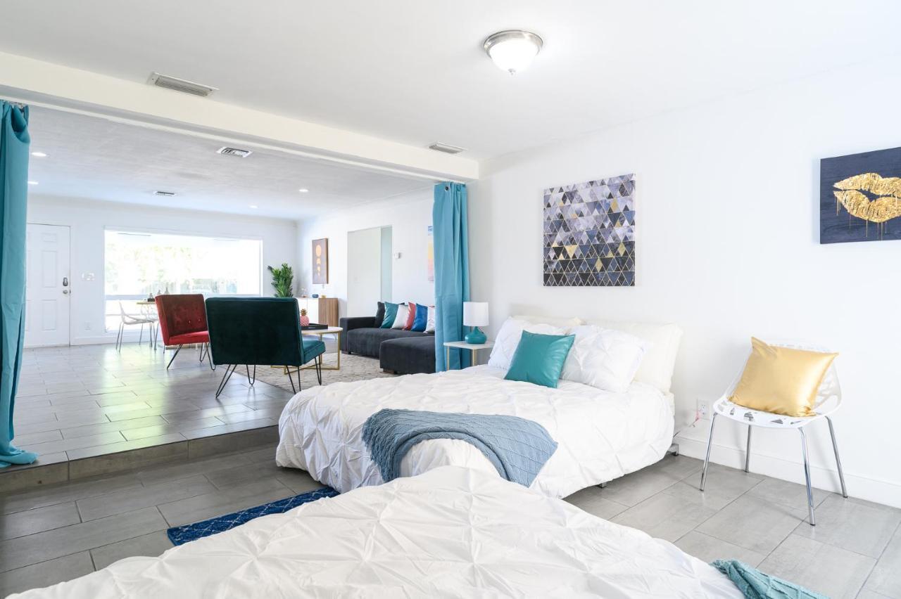 Luxury Casa 4 Bedrooms With Pool & Game Room 15 Mins To Ocean Fort Lauderdale Exteriör bild