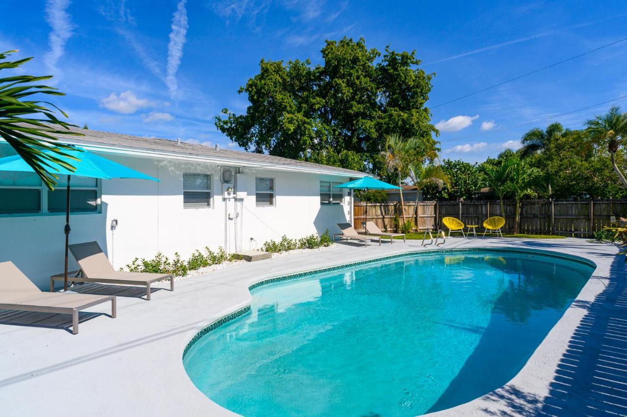 Luxury Casa 4 Bedrooms With Pool & Game Room 15 Mins To Ocean Fort Lauderdale Exteriör bild
