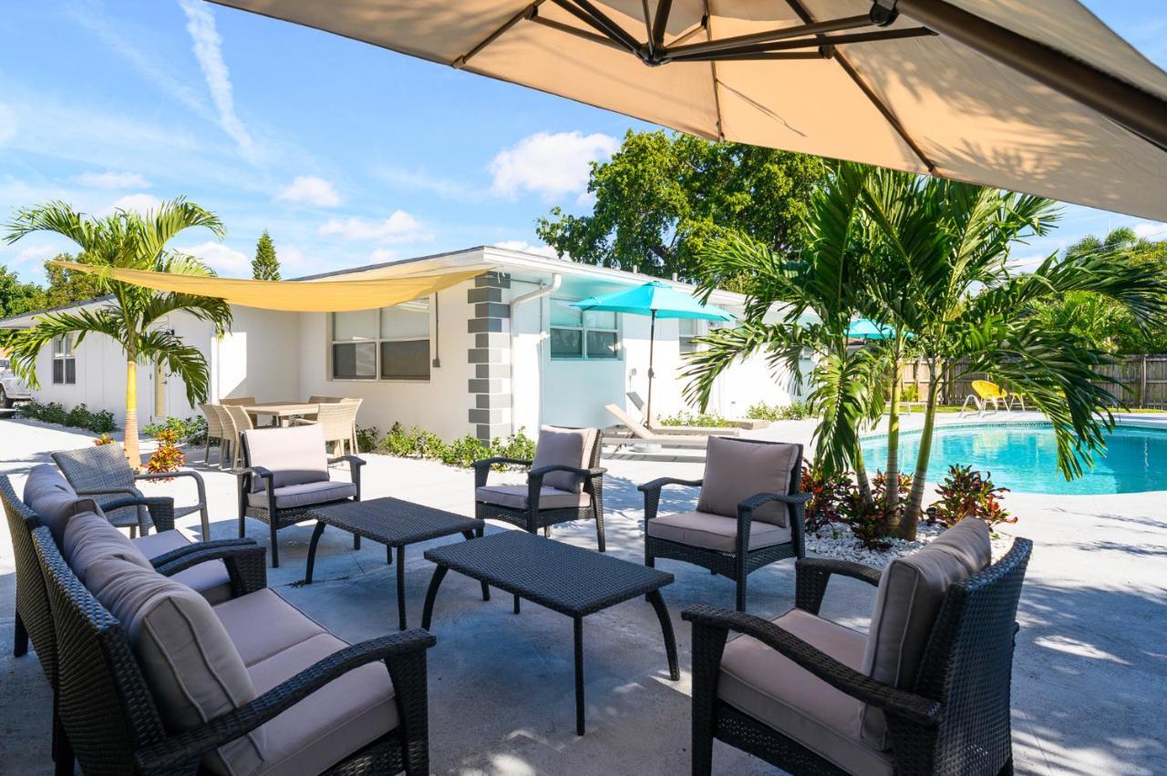 Luxury Casa 4 Bedrooms With Pool & Game Room 15 Mins To Ocean Fort Lauderdale Exteriör bild