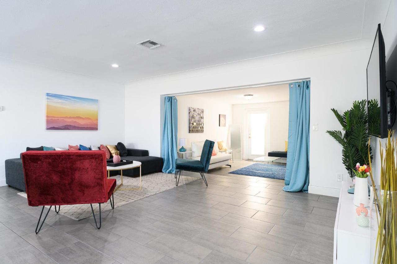 Luxury Casa 4 Bedrooms With Pool & Game Room 15 Mins To Ocean Fort Lauderdale Exteriör bild