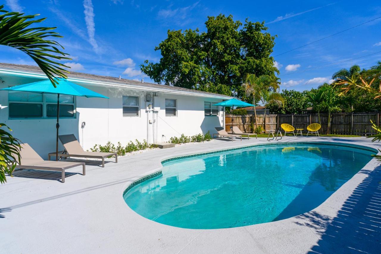 Luxury Casa 4 Bedrooms With Pool & Game Room 15 Mins To Ocean Fort Lauderdale Exteriör bild